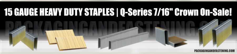 15 GA 7/16 IN Crown Senco Q-Series Staples