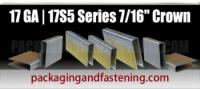17S5-41G 17 Gauge 7/16 inch crown staples are here at packagingandfastening.com on-sale.