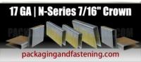 Senco N19 type 1-3/4 IN length staple 30 LBS per case 10M per box 1 box per case 84 boxes per pallet.