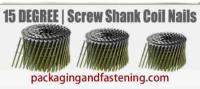 .099 x 2-1/2 Inch Full Round Head O/S Screw Shank Bright Coil Nail Blt Diamond Pt 6.0 M/Bx 1 Bx/Cs; Unit Price - 1 Case