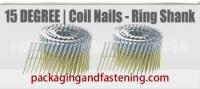 .092 x 1-3/4 Inch Full Round Head Ring Coil Nail Hot Dip Galvanized 3.6 M/Bx 1 Bx/Cs; Unit Price - 1 Case