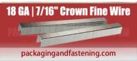 3/8 Inch x 7/16 Inch Crown SENCO® 18 Gauge Electro-Galvanized Fine Wire