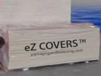 Large poly covers - 10 foot x 4 ft x 4 ft clear bags, center-folded for easy handling.