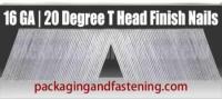 1-1/4 Inch 16 gauge T-Head Smooth Shank Electro-Galvanized 2.0 M/Bx 12 Bx/Cs; Unit Price - 1 Case