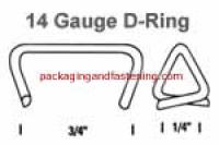 RING14NSPHR-ASC Brite 3/4 Inch D-Ring Bulk Pack 25 lb. Box