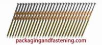 5-1/8 Inch Diamond Point Coated .165 Smooth Shank 1250 Per Case 21 Degree Plastic Collated Nails