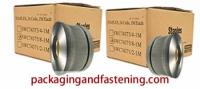 1/2 Length; 1 1/4 Crown Coil Carton Staple; .074x.037; Galvanized; 1M /Roll; 24 Rolls/ Cs; Unit - 1 Case