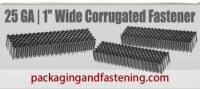1/2 Inch x 1 Inch Crown SENCO® 25 Gauge Sencor Corrugated Fastener Bright