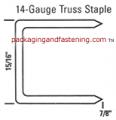 14S2-22HC Bostitch type 1 inch crown staples are here at packagingandfastening.com on-sale.