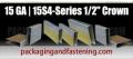 15S4BQ25-5MUC 15 gauge 1/2 inch crown staples are here at packagingandfastening.com on-sale.