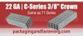 22 x 3/8Crn 5/32 Inch x 3/8 Inch Crown SENCO® 22 Gauge Fine Wire Electro-Galvanized Bulk