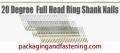 .113 x 2 Inch Full Round Head Ring Shank Hot Dip Galvanized 2.5 M/Bx 1 Bx/Cs; Unit Price - 1 Case