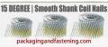 .120 x 3 Inch Full Round Head Smooth Coil Nail Bright 3.6 M/Bx 1 Bx/Cs; Unit Price - 1 Case