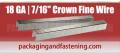 1/2 Inch x 7/16 Inch Crown SENCO® 18 Gauge Electro-Galvanized Fine Wire