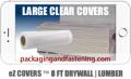 PC482-30 4 ft L x 8 ft W x 3 ft H 1.9 Mil Covers 30/Roll Drywall Covers Clear Center-folded